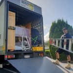 Event transport logistics truck